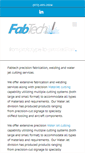 Mobile Screenshot of fabtechservices.com