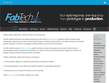 Tablet Screenshot of fabtechservices.com